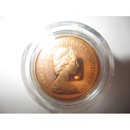 249 - A 1980 Royal Mint proof sovereign in original presentation case  with paperwork