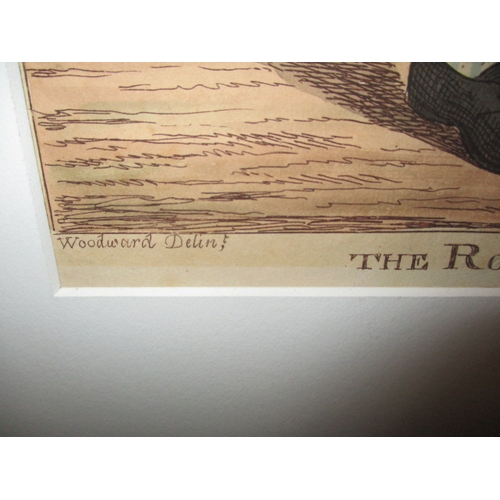 314 - ***George Murgatroyd Woodward, The Road to London or the Countryman and the Quakers, Hand Coloured E... 