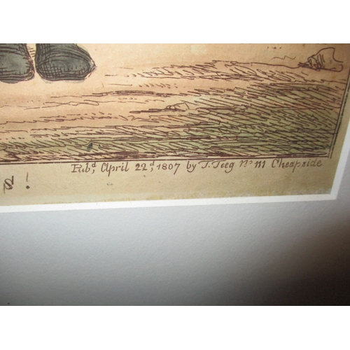 314 - ***George Murgatroyd Woodward, The Road to London or the Countryman and the Quakers, Hand Coloured E... 