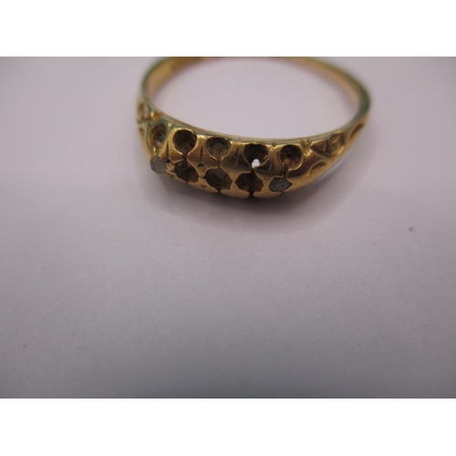 86 - Three vintage gold rings, two clearly marked 18ct the other worn, approx gross parcel weight 16.4g, ... 