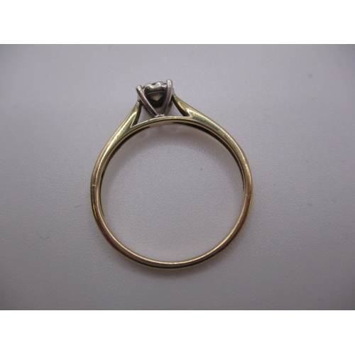 10 - A 9ct yellow gold diamond dress ring, approx ring size ‘N+’, approx weight 1.4g, in useable pre-owne... 