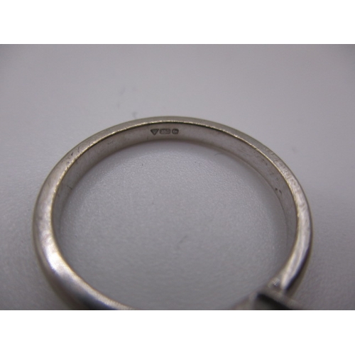 13 - An 18ct white gold diamond solitaire ring, approx ring size ’L’, approx weight 2.9g, in pre-owned co... 