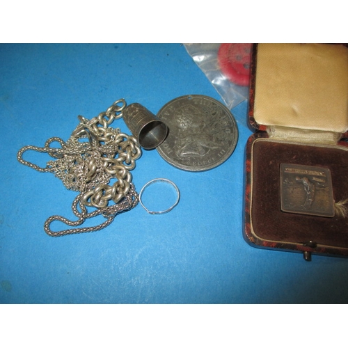 185 - A parcel of costume jewellery to include some silver items, some damages, all in used condition