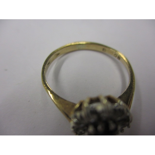 65 - A vintage gold dress ring, marks worn, approx ring size ‘K+’, approx weight 1.5g in useable pre-owne... 