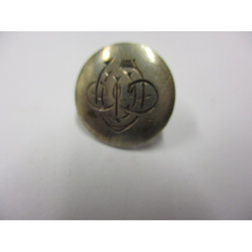 194 - A boxed set of 6 sterling silver buttons, Chester hallmarks, all in used condition