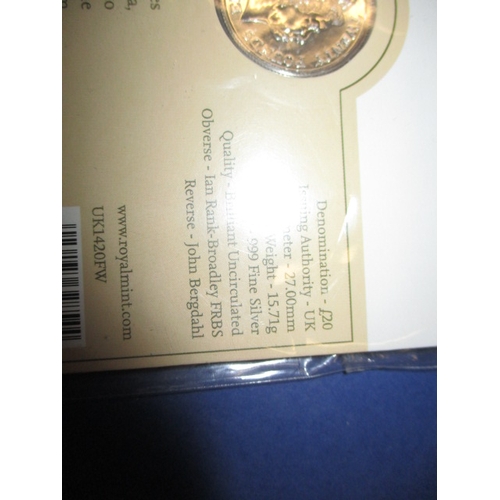 227 - A parcel of Royal mint special collectors coins, silver of various grades 925, 958 and 999, in prese... 