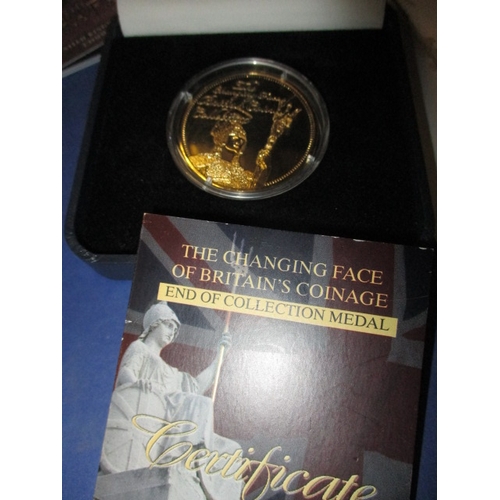 227 - A parcel of Royal mint special collectors coins, silver of various grades 925, 958 and 999, in prese... 