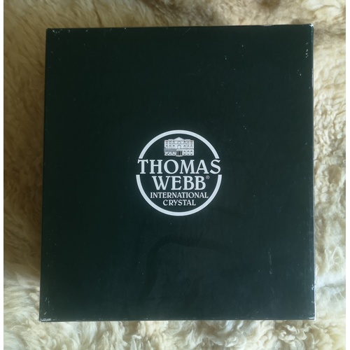 2 - Presentation Boxed Set of Quality Thomas Webb Crystal Glasses.