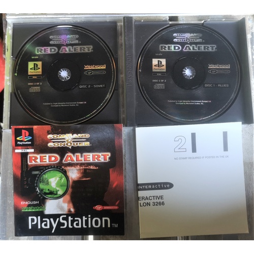 9 - Command & Conquer Red Alert Playstation Game