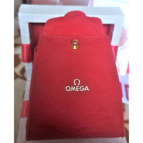 30 - Genuine Omega Watch Presentation Box (and outer box), with Instructions & Warranty Cards and Velvet ... 