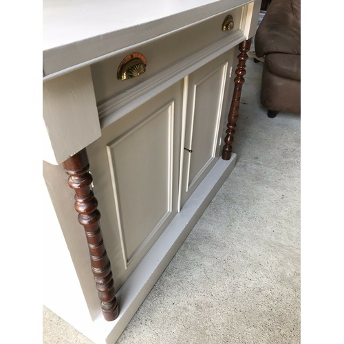 46 - Antique Painted Sideboard / Chiffonier

Painted with Farrow and Ball quality paint -  Elephants Brea... 