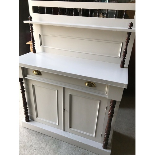 46 - Antique Painted Sideboard / Chiffonier

Painted with Farrow and Ball quality paint -  Elephants Brea... 