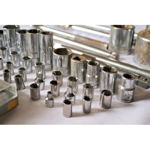 58 - Large Collection of Quality Sockets and Socket Set Handles.