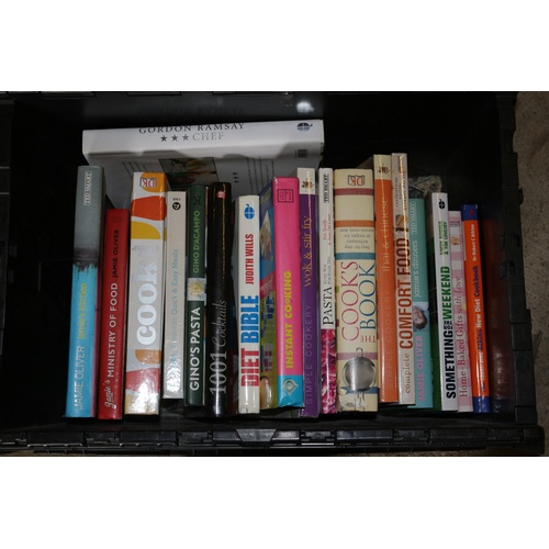 84 - Box Containing Large Quantity of Hard Back Cookery Books