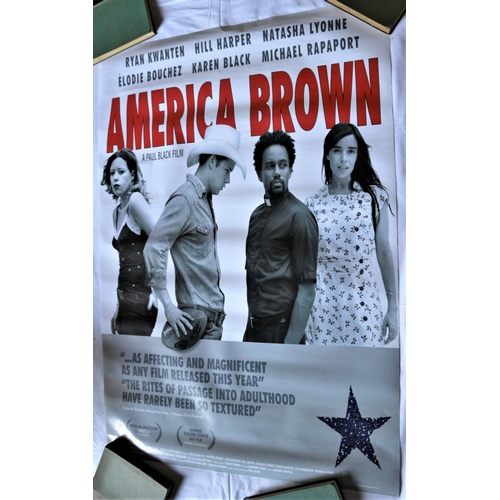 122 - America Brown Film Poster - 2004