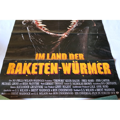 124 - Rare Tremors - German Movie Poster - 1989