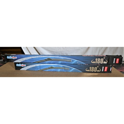 17 - 2 x Aero-Tech Wiper Blades (Different Sizes) New