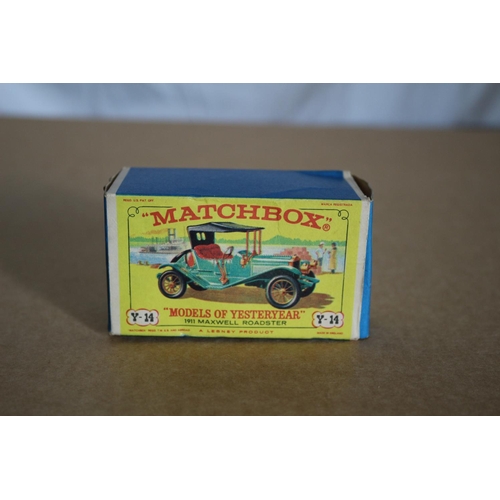 21 - Boxed Matchbox Y-14 Maxwell Roadster 1911