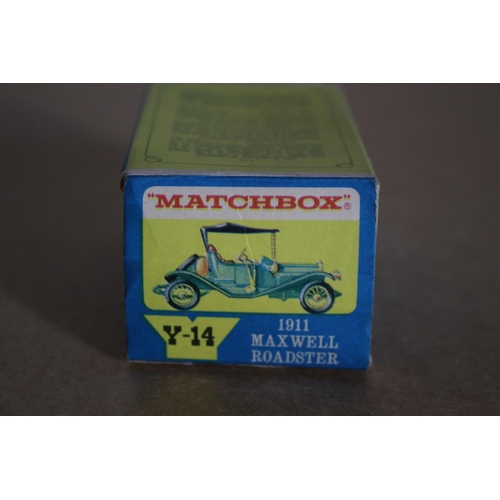 21 - Boxed Matchbox Y-14 Maxwell Roadster 1911