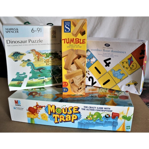 36 - Collection of 3 Games including Mouse Trap and a Junior Puzzle