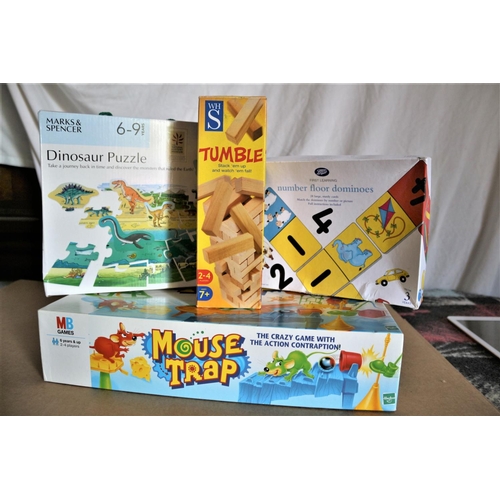 36 - Collection of 3 Games including Mouse Trap and a Junior Puzzle