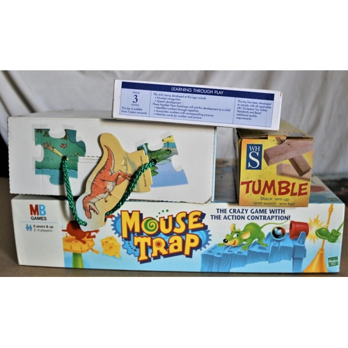 36 - Collection of 3 Games including Mouse Trap and a Junior Puzzle