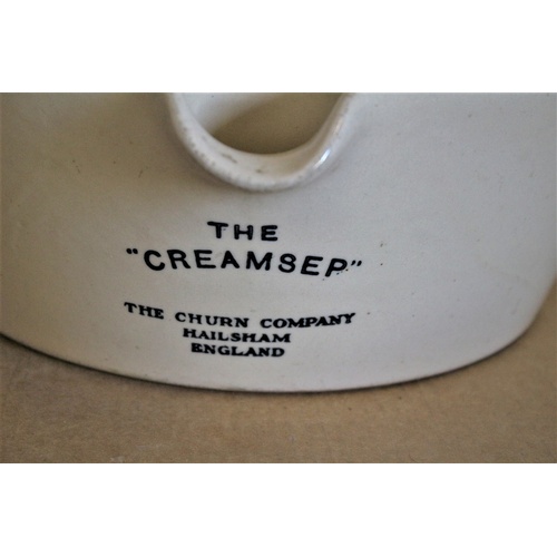 63 - Stoneware Creamsep Cream Separator - The Churn Company Hailsham - Doulton