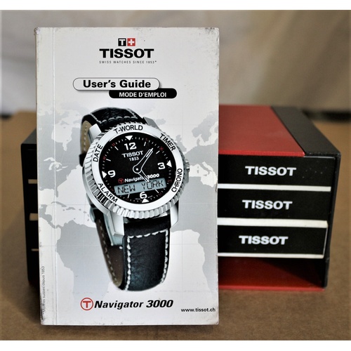 80 - Genuine Tissot Navigator 3000 Box With Instruction Booklet