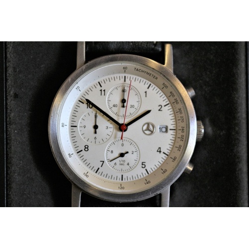 82 - Boxed Mercedes Benz Design Watch in Gift Box