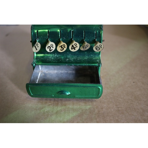 107 - Vintage Boxed Tin Cash Register