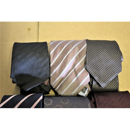 143 - Collection of Like New and New 9 Quality Ties from Well Known Outlets