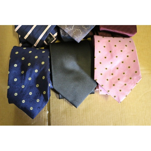 143 - Collection of Like New and New 9 Quality Ties from Well Known Outlets