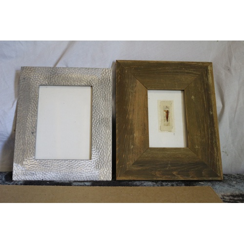 158 - Pair of Picture Frames, Wooden and Metal