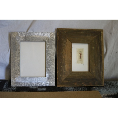 158 - Pair of Picture Frames, Wooden and Metal