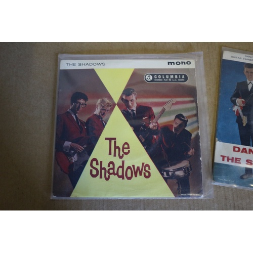 161 - 2 x Records Featuring The Shadows Early Recordings