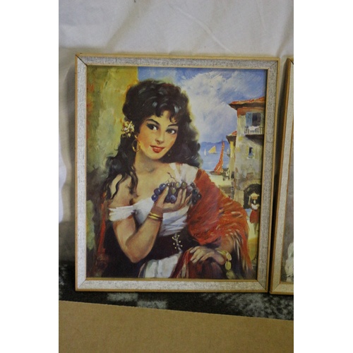 168 - 2 x Vintage Prints of Spanish Ladies