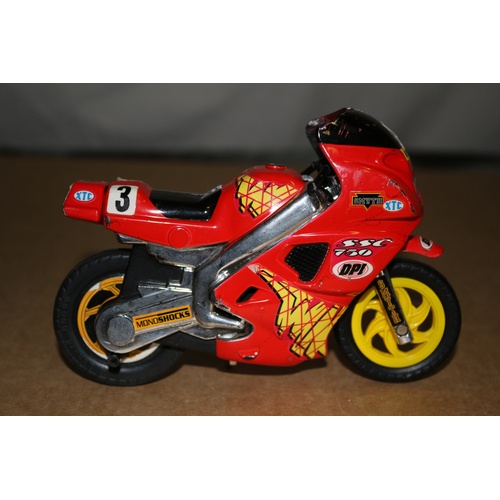 173 - Model Motorbike with Friction Rear Wheel and Side Stand