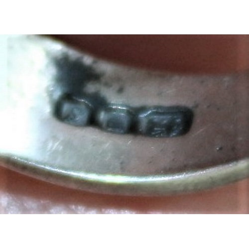 211 - Solid Silver Capricorn Ring - Stamped 1973 - London - John Pinches