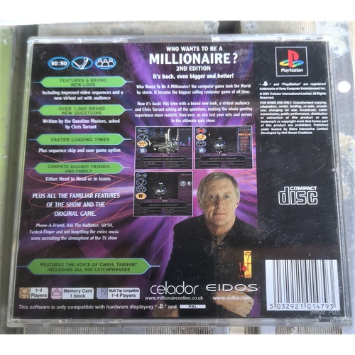 219 - Who Wants To Be a Millionaire Playstation Game - 2nd Edition