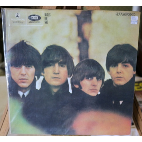 242 - Beatles For Sale Rare Portuguese Yellow & Black Label