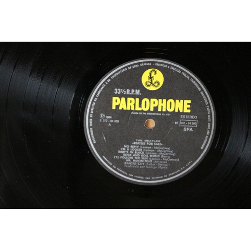 242 - Beatles For Sale Rare Portuguese Yellow & Black Label