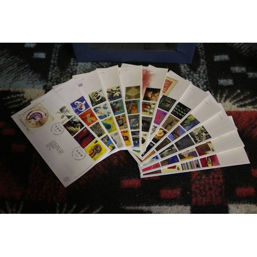 68 - Royal Mail Boxed Millennium Collection 12 First Day Covers with Plastic Covers - 1999