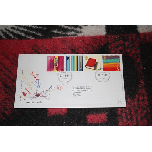 68 - Royal Mail Boxed Millennium Collection 12 First Day Covers with Plastic Covers - 1999