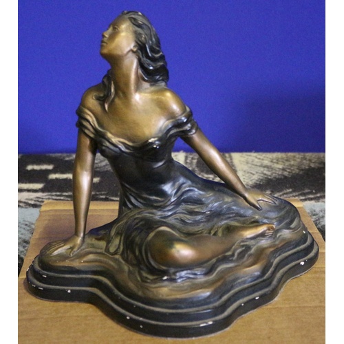 420 - Stunning Austin Sculptures Statue of a Lady Relaxing