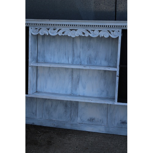 18 - Large 1920s/40s Sideboard Top Section that has been Primed Ready for Painting