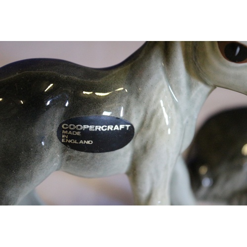 34 - Pair of Coopercraft Donkeys