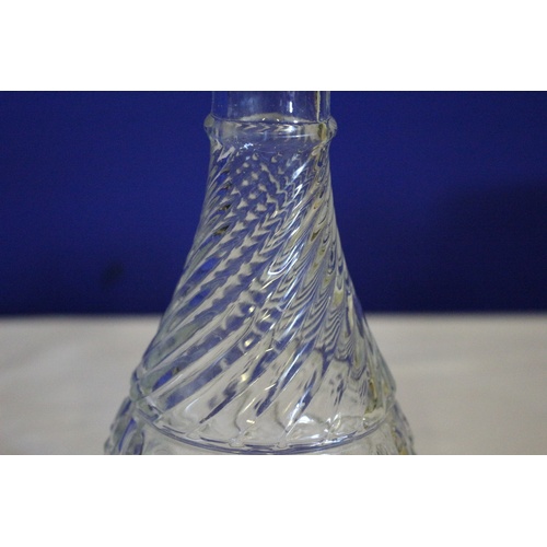 46 - Decorative Glass Decanter with Lid