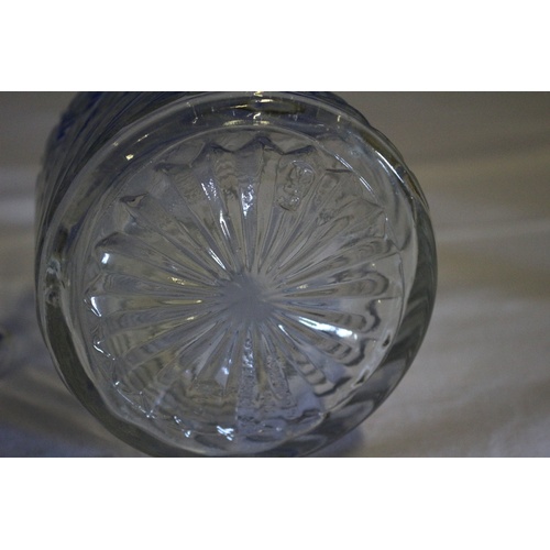 46 - Decorative Glass Decanter with Lid