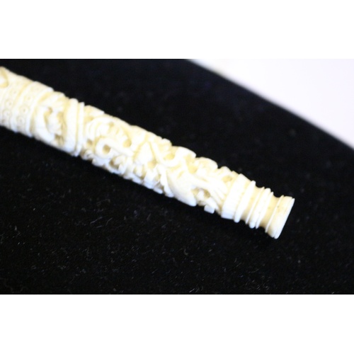 52 - Believed to be Made from Bovine Bone - Ornate Vintage Lace Bobbin