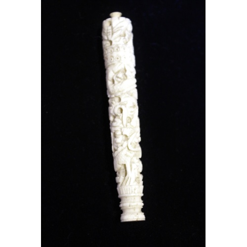 52 - Believed to be Made from Bovine Bone - Ornate Vintage Lace Bobbin